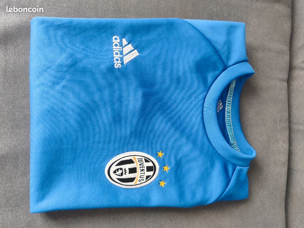 Pull Adidas Juventus bleu électrique (image 3)