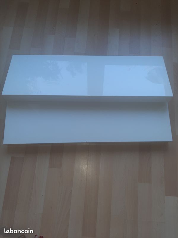 Étagères blanc laquee (image 3)
