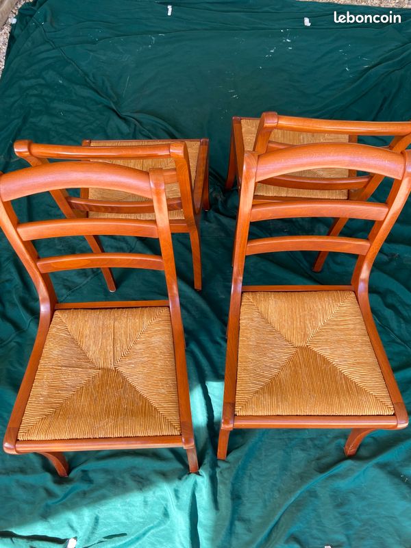 4 chaises en merisier (image 1)