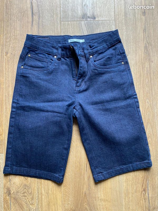 Short en Jeans Garçon Monoprix Teens 12 ans (image 1)