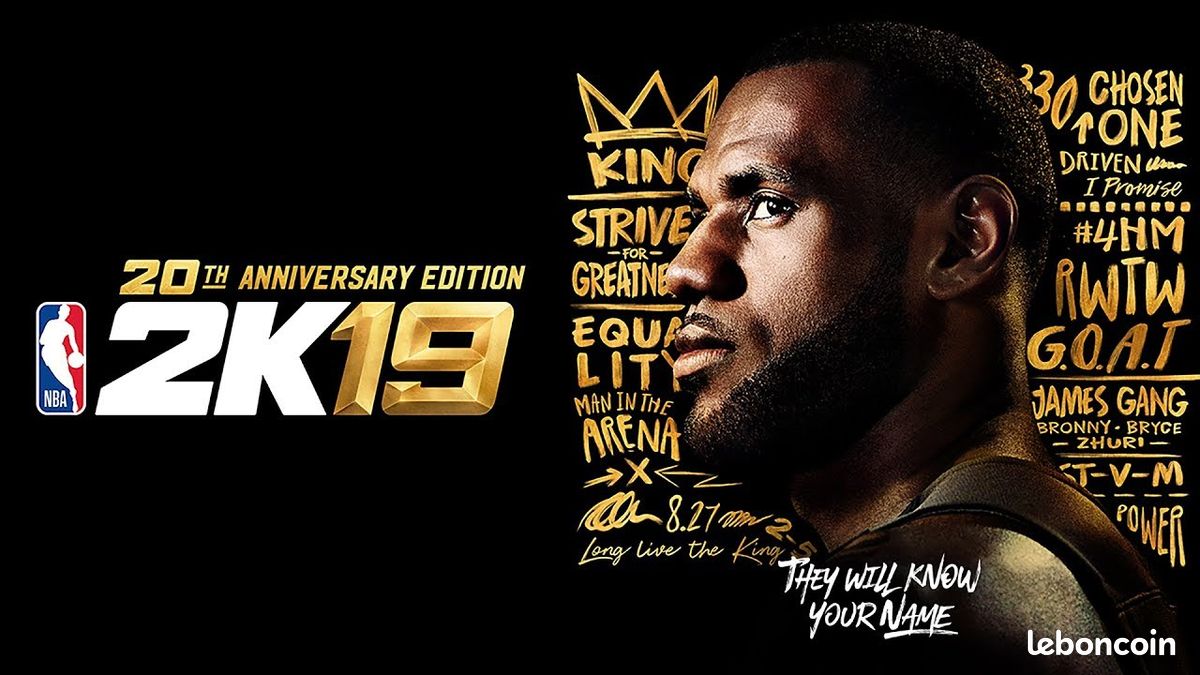 Jeu Xbox One NBA 2K19 + boîte + documents (image 20)