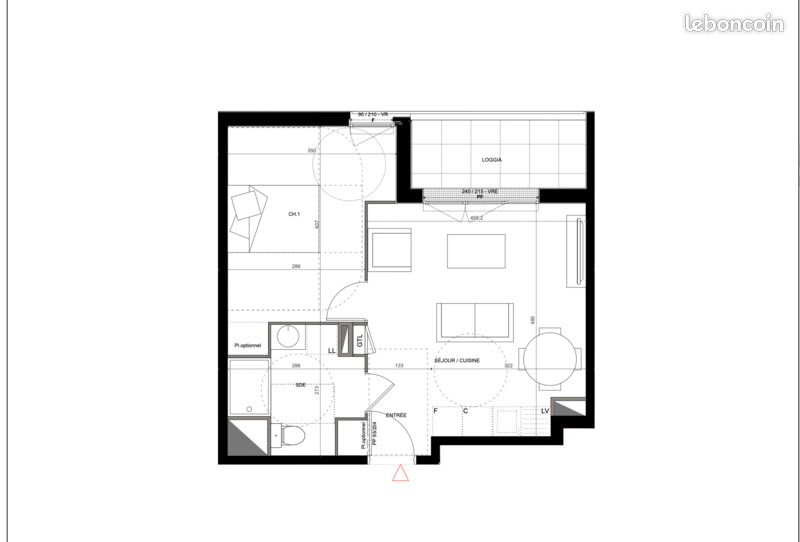 Appartement 2 pièces 41 m² (image 3)