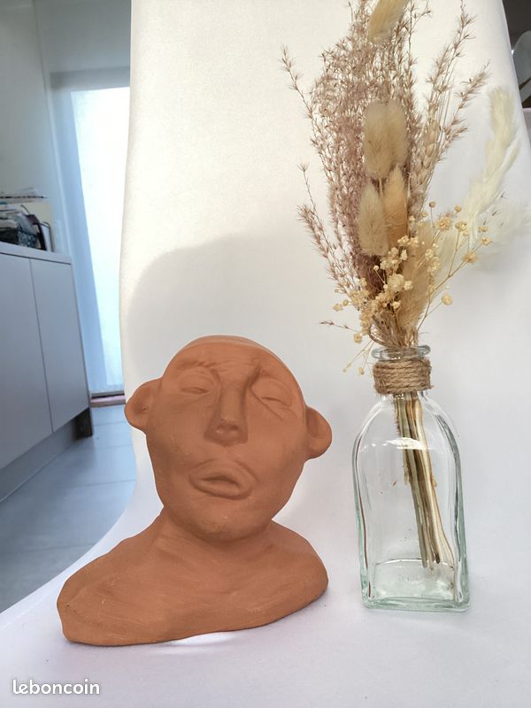 Bloomingville - Buste Tex - Terre cuité - Terracotta - Neuf (image 1)