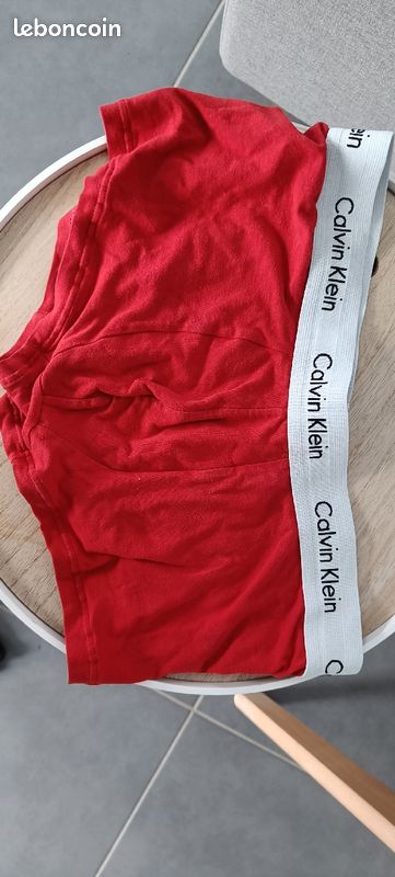 Boxer rouge Calvin Klein (image 4)