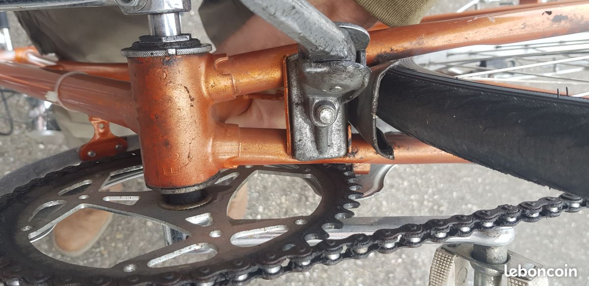 Vélo Peugeot dérailleur suicide vintage année 50 - Vélos