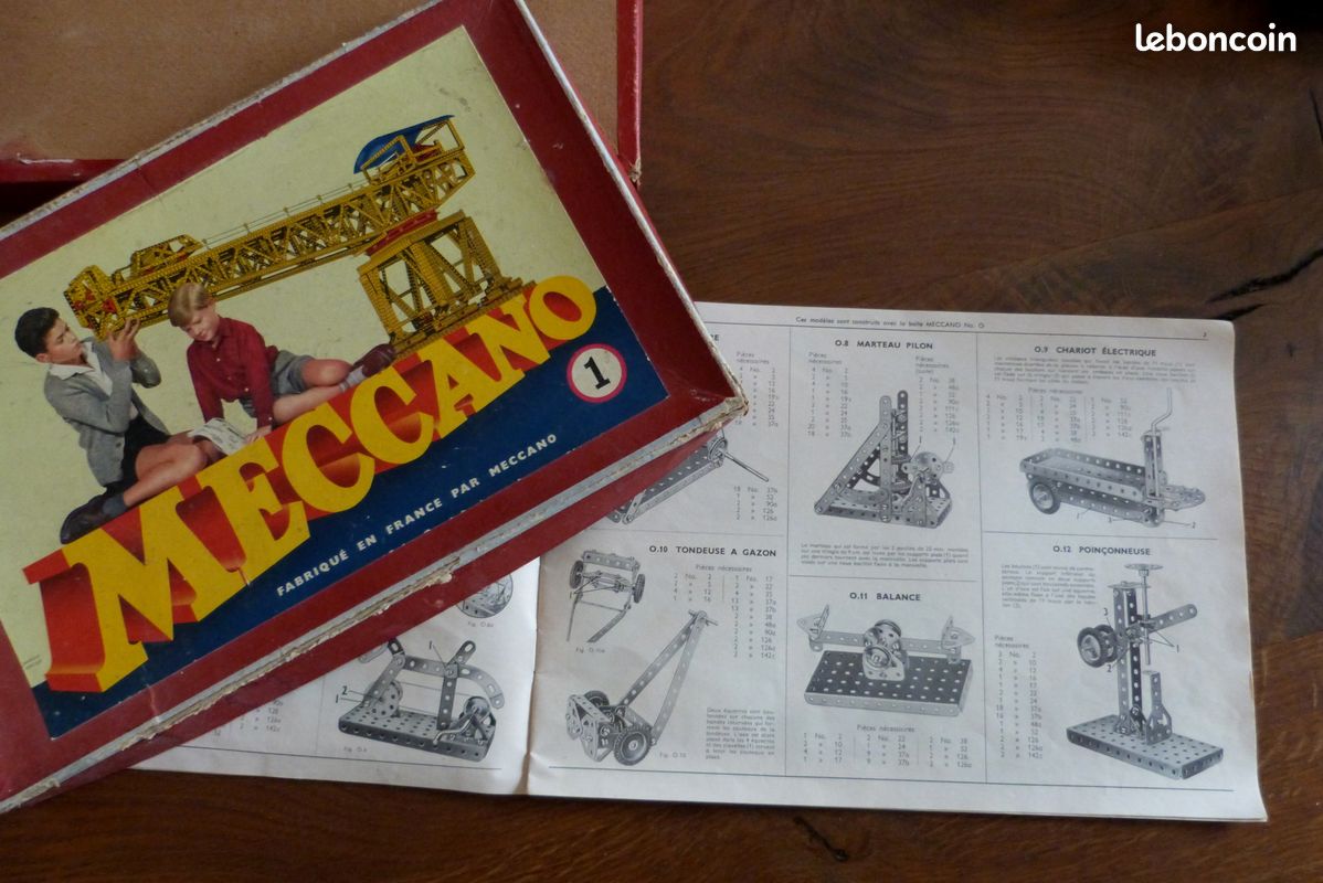 Notice MECCANO/Hornby 1938 - Instructions Constructeur Automobile Boîte 2 - France