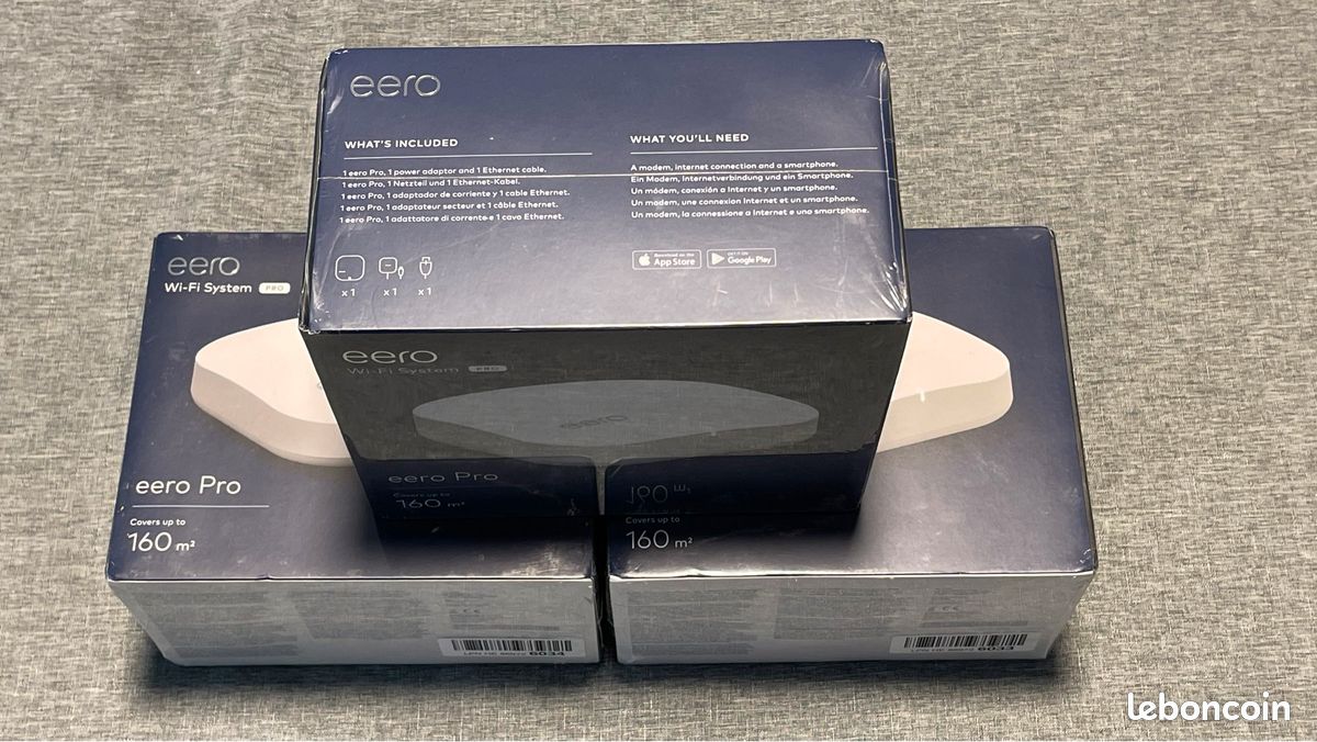3 Routeur/répéteur Wi-Fi maillé (mesh) Amazon eero Pro - Neuf sous blister (image 3)