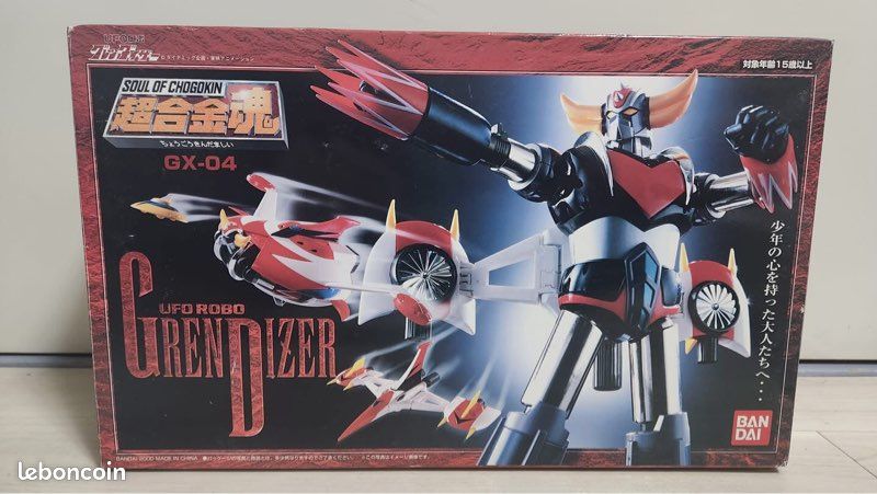 Goldorak GX04 Popy Soul Of Chogokin 2004 – Diecast Complet – Japon Rare