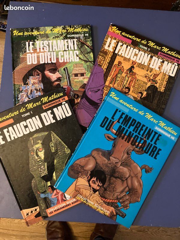Lot 4 tomes Une aventure de Marc Mathieu ) (image 1)