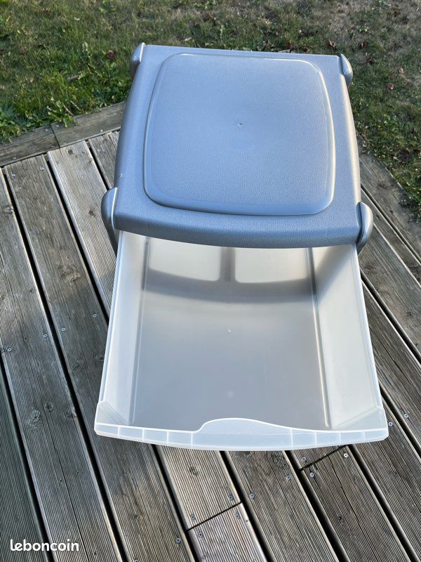 Meuble 3 tiroirs plastique (image 2)