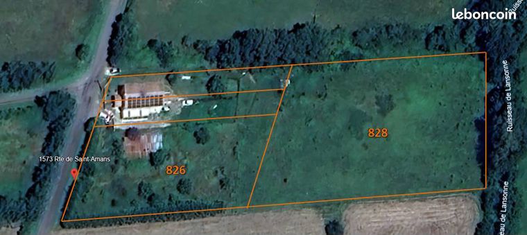 Terrain constructible 2700 m²
