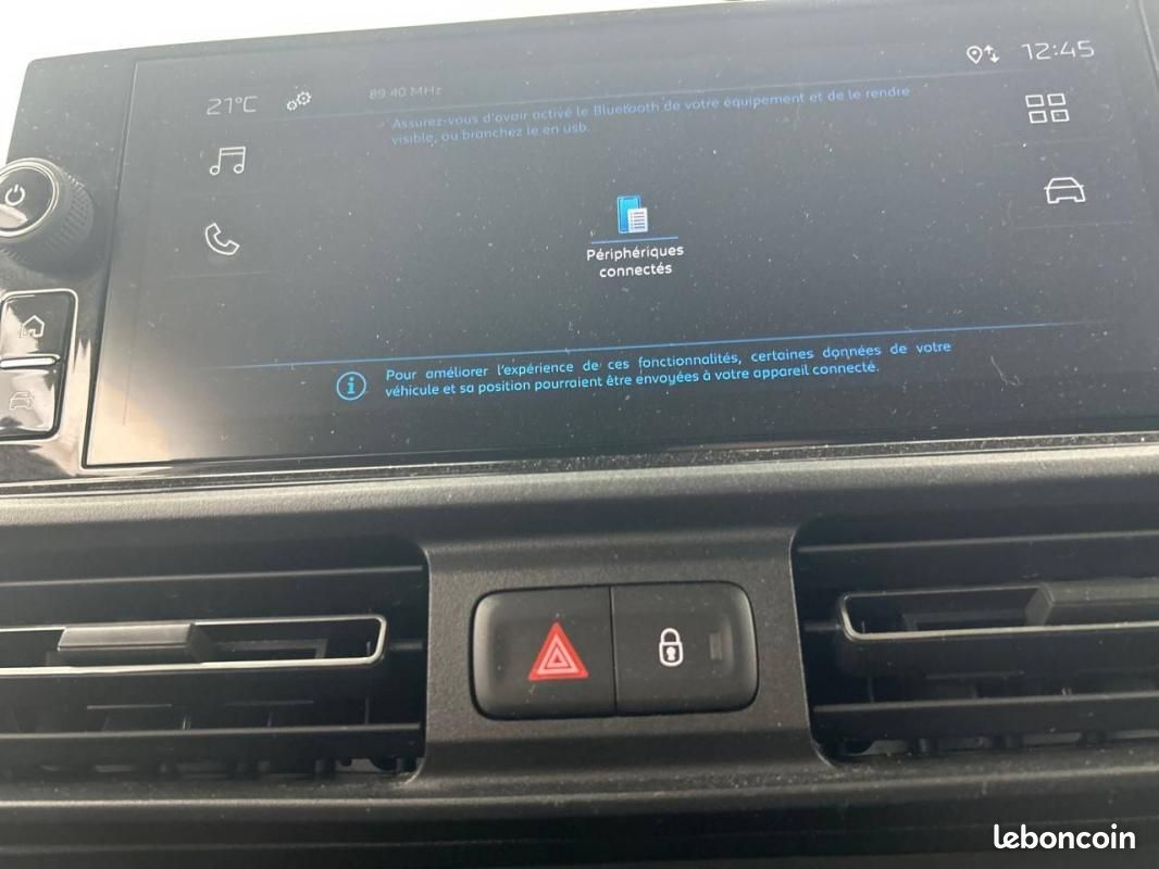 Peugeot Partner FOURGON M 650 KG BLUEHDI 100 S&S BVM6 (image 22)