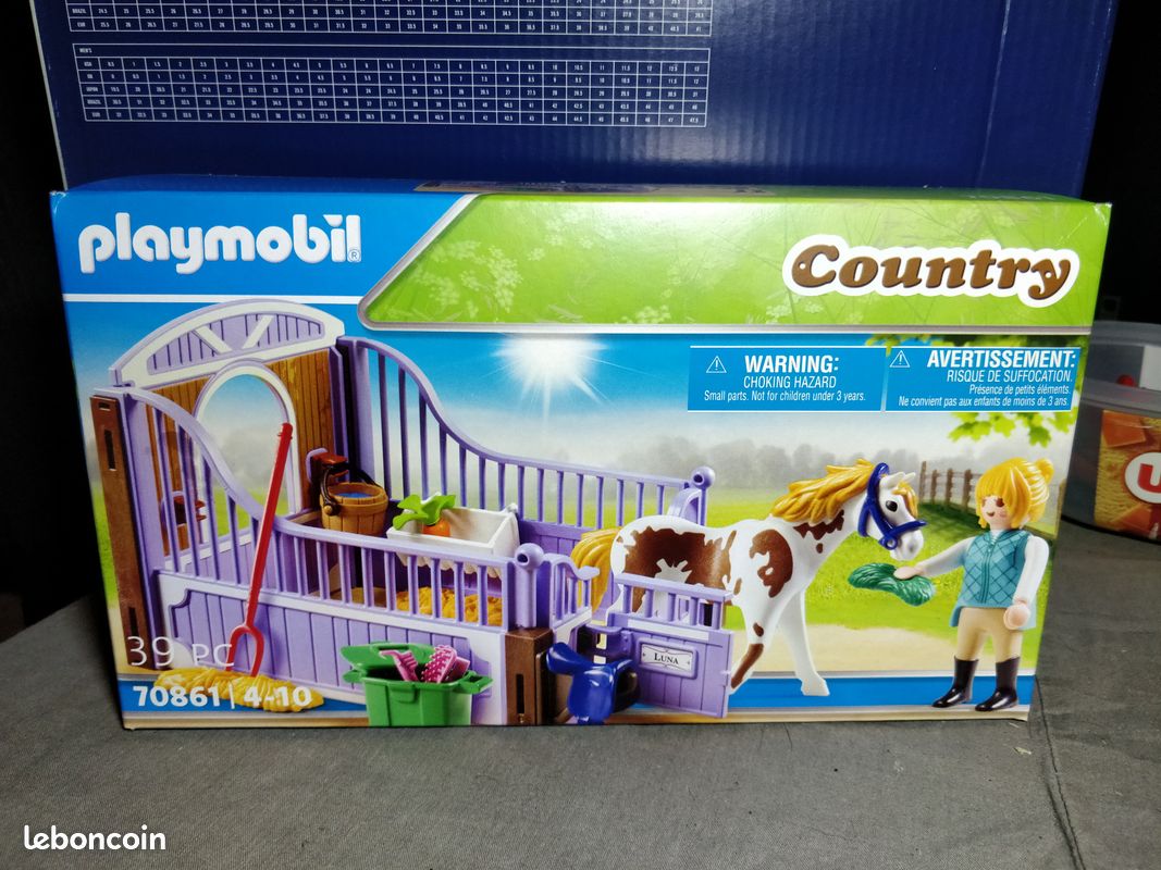 Boite neuve playmobil box a cheval (image 1)