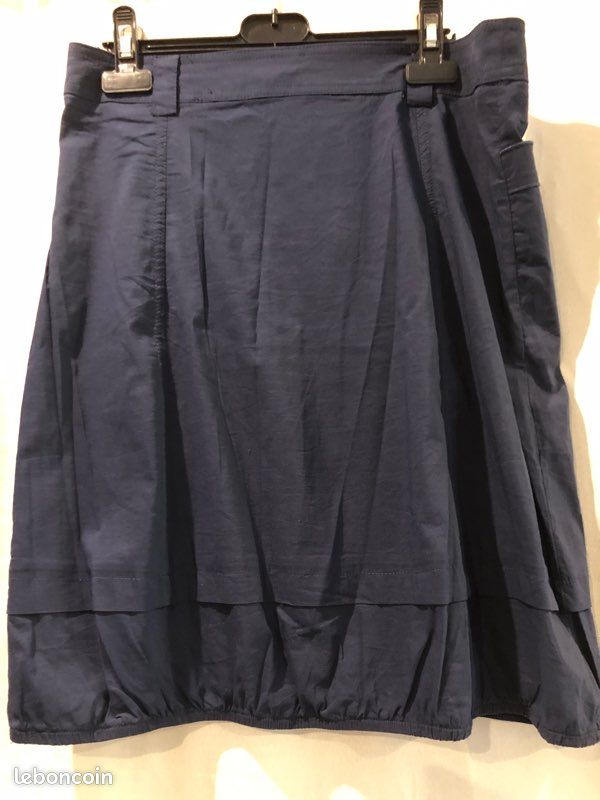 Jupe légère bleu marine (image 2)