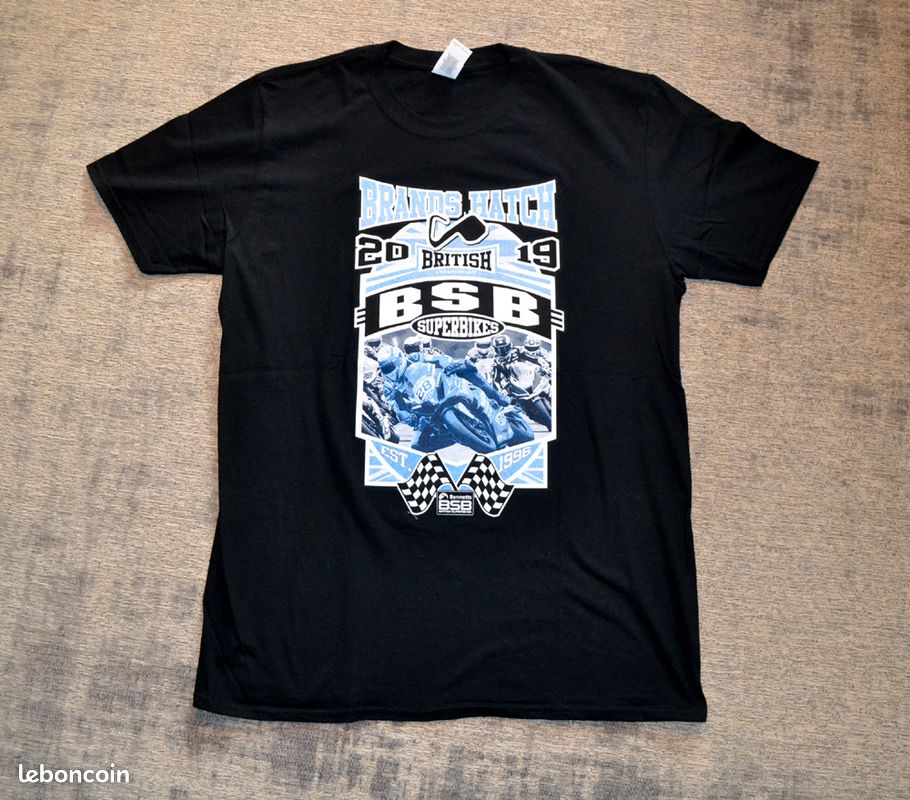 Tee shirt Moto du British Superbike SBK taille L (image 1)