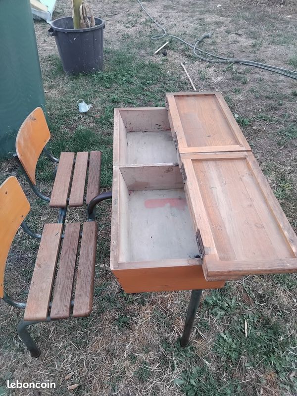 Bureau d enfant vintage (image 3)