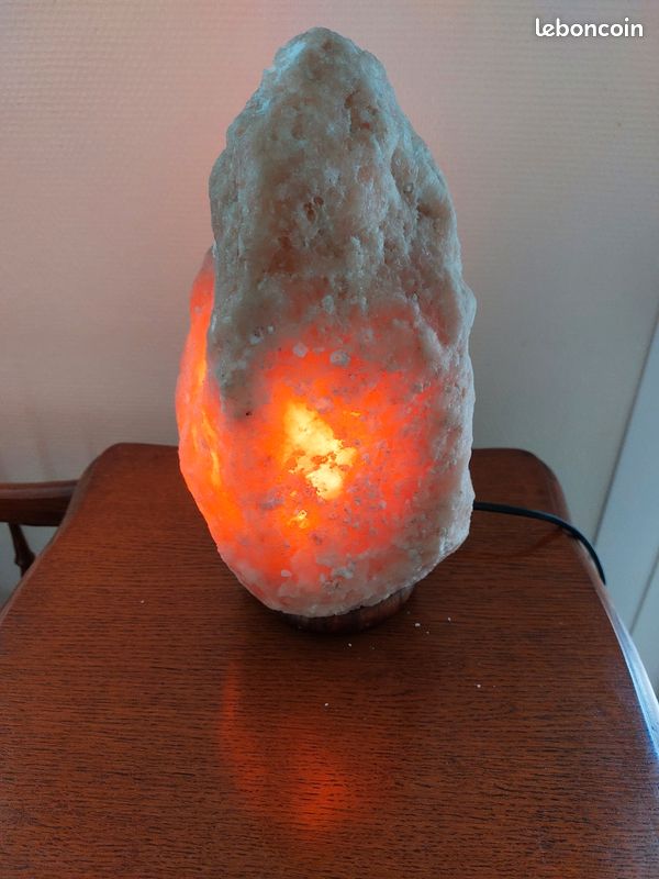 Lampe pierre de sel (image 1)