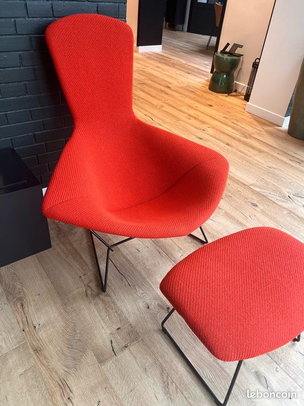 Knoll Bertoia Bird et repose pieds neuf (image 1)
