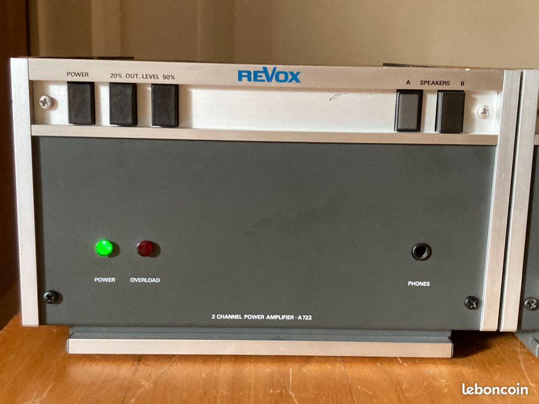 Revox A720 amplificateur + préamplificateur REVOX A722 avec tubes Nixies / LIVRASON OFFERTE (image 17)