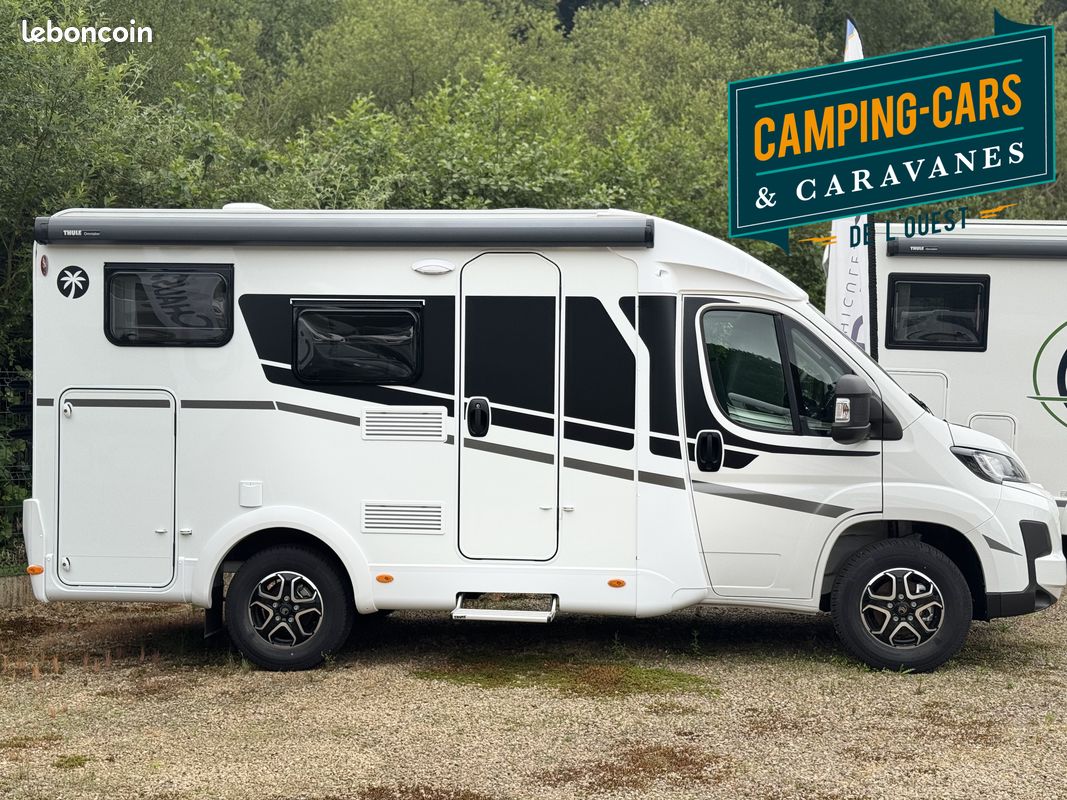 [DISPONIBLE DE SUITE] Neuf - Camping-car profilé compact Sunlight V60 Adventure - 5m96 de long - Boite automatique - Citroën 140ch - Jusqu'à 3 couchages (image 1)