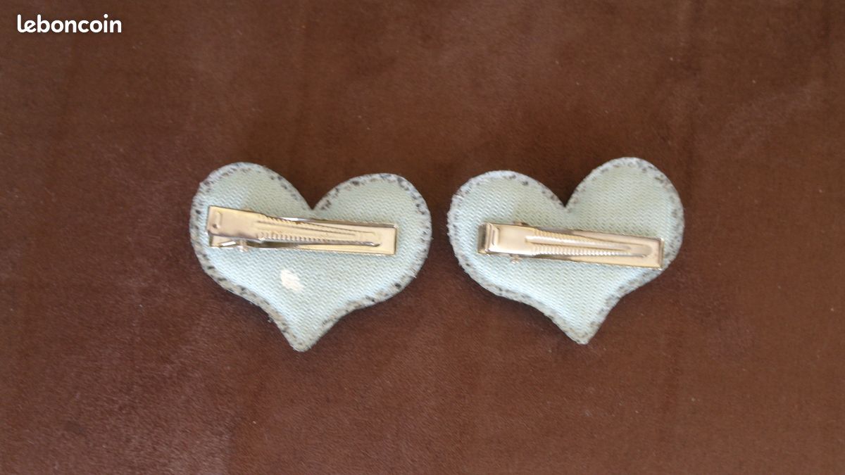 Barrettes coeur * Cara69 (image 2)