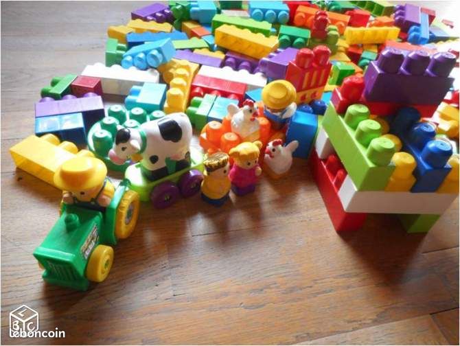 Lot Méga Bloks + Panier de rangement (image 2)