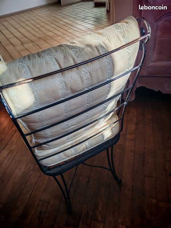 Chaises en fer forgee (image 3)