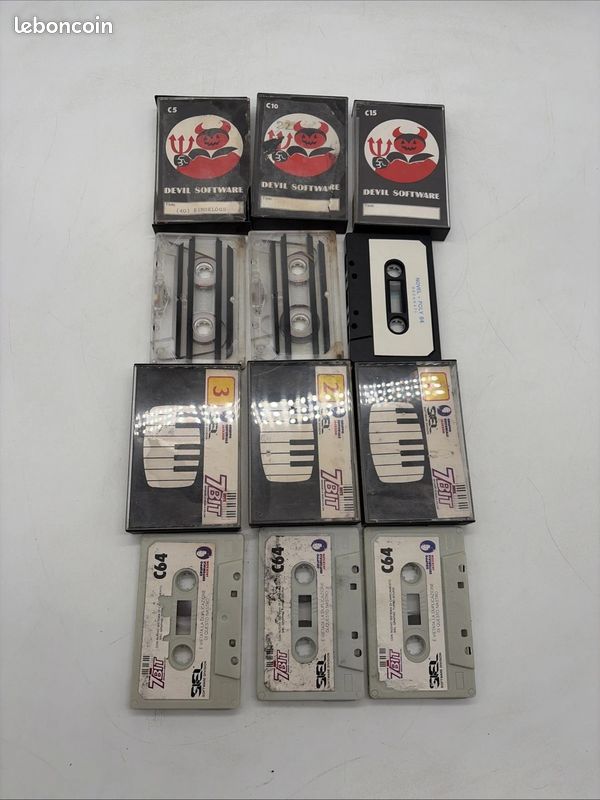 Lot De 2 Cassettes De Jeux Pour Commodore 16 / Plus-4 – Jeux Rétro Vintage