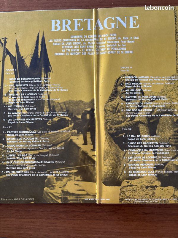 Double 33 tours sonneurs de bretagne (image 2)