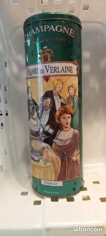 CHAMPAGNE Henri de VERLAINE BOITE EN FER (image 1)