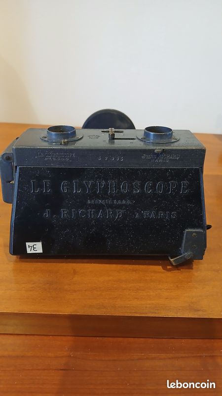 ② Appareil stéréo Jules Richard Le Glyphoscope Analoge camera - Foto-apparatuur en Filmapparatuur