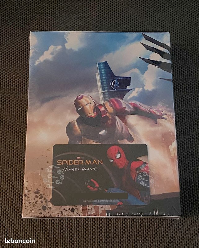 Blu Ray Steelbook "Spider-Man Homecoming" 4K Weet Collection Fullslip A1 Ed - mrtsteph (image 2)