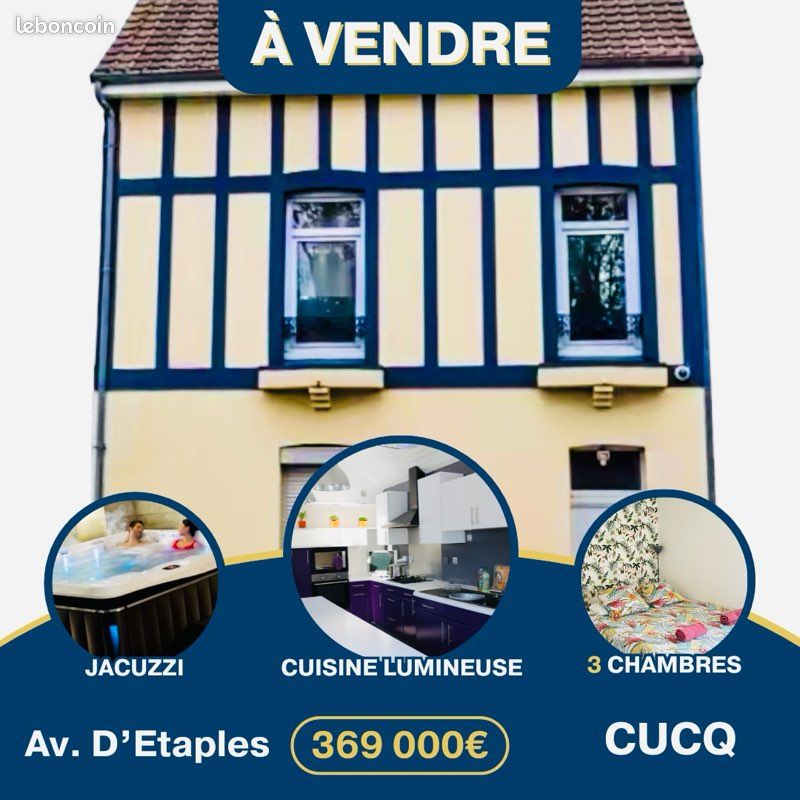 Maison 5 pièces 109 m² · à Cucq · 109 m² · 369 000 €