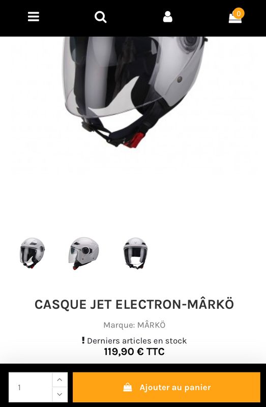 Casque jet Electron - Marko Helmets