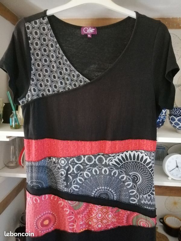 Robe Coline - Taille XL/42, Occasion En Très Bon état - Parfaite Pour Un Look élégant Au Quotidien