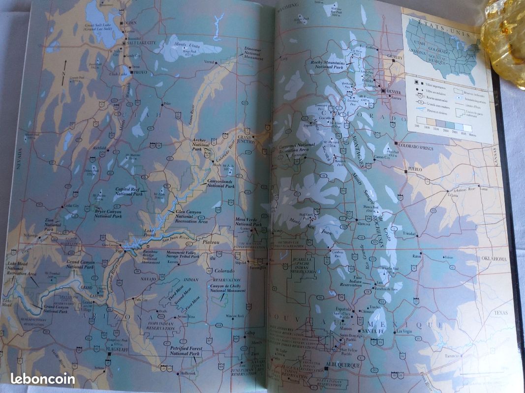 Livre SANTA FE et le grand cercle indien + livret le carnet de voyage (cinepat42) (image 5)