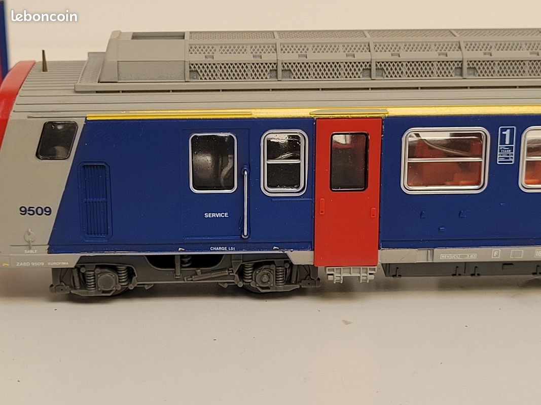 Train wagon N°8622 automotrice Z2 Jouef Ho (image 9)