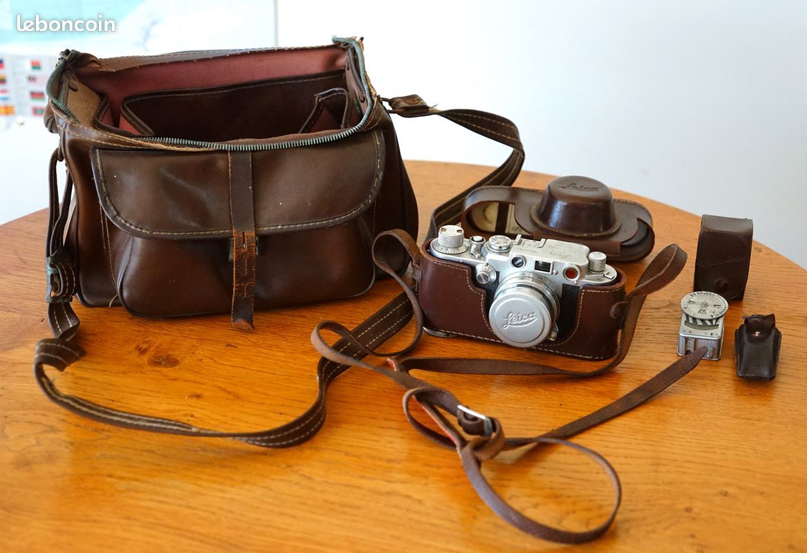 Appareil photo argentique 35 mm télémétrique Leica IIIG L39 LTM Cla'd
