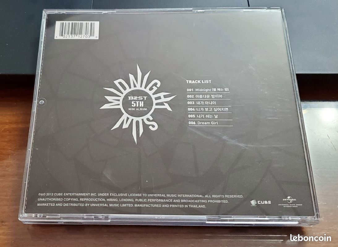 Album CD KPOP | Beast B2ST HIGHLIGHT - midnight sun (image 2)