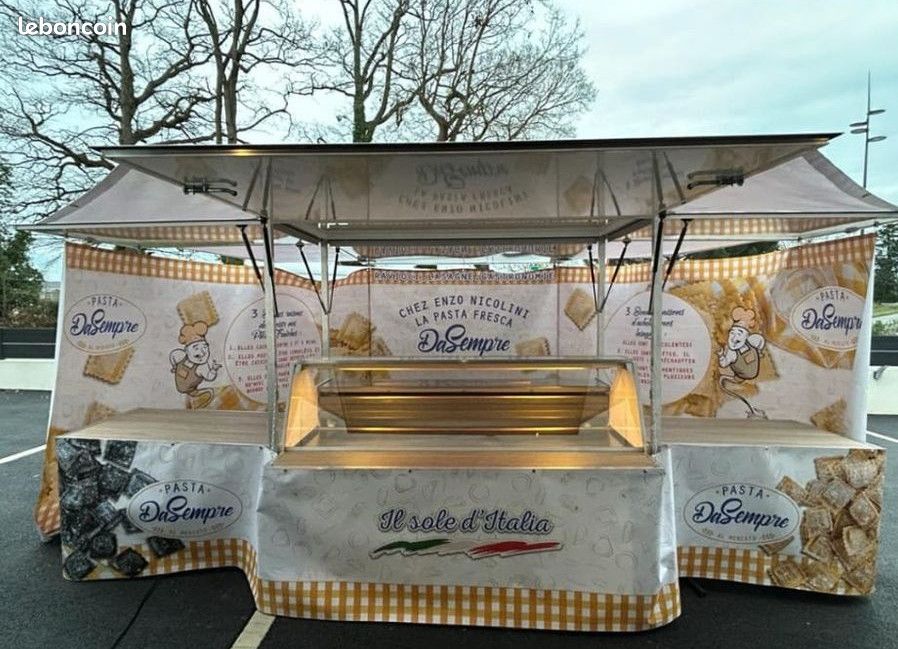 Vend remorque vitrine réfrigirée (image 1)