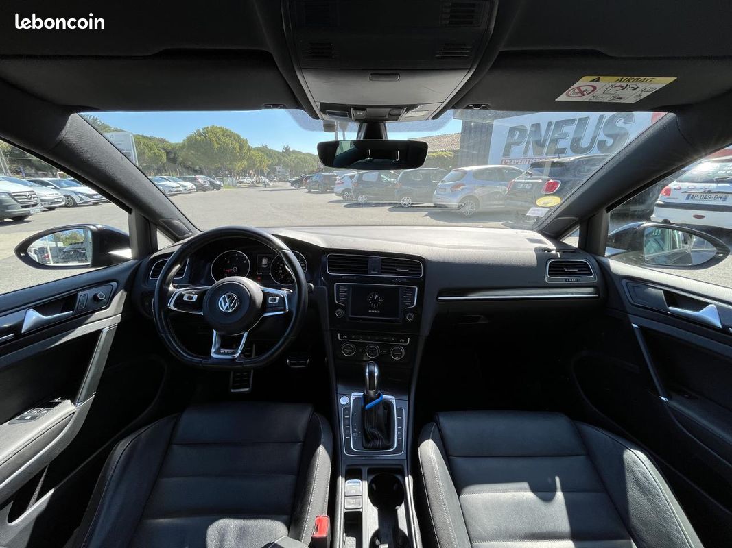 Volkswagen golf gtd 2.0 tdi 184 cv bv dsg 6 suivi complet vw camera / sieges cuir / feux led (image 7)