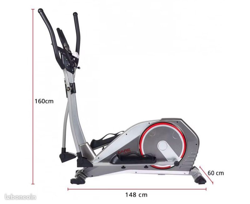 Vélo elliptique connecté Care CE-690 Sport Plein air