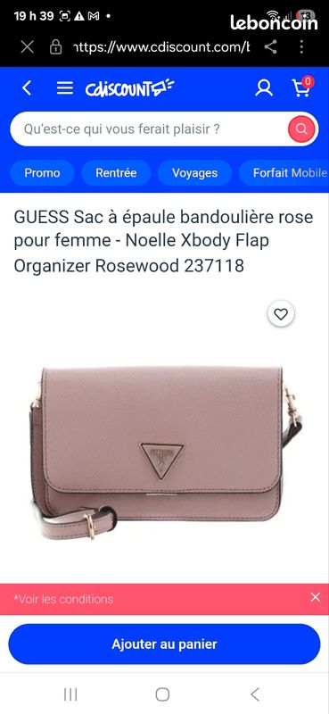 Cdiscount Sac Ã Main Guess Prix Sac à Main Guess Eco Erica 29 Cm