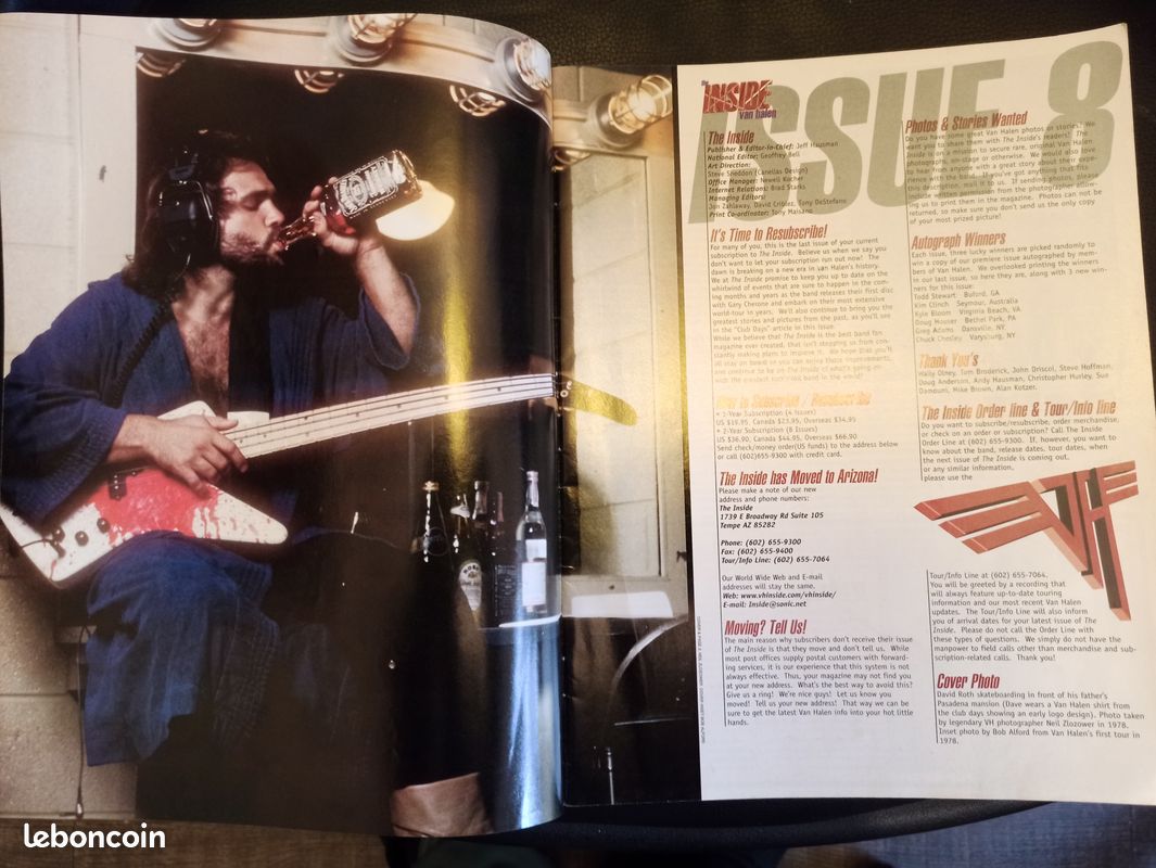The Inside The International Van Halen Magazine (image 3)