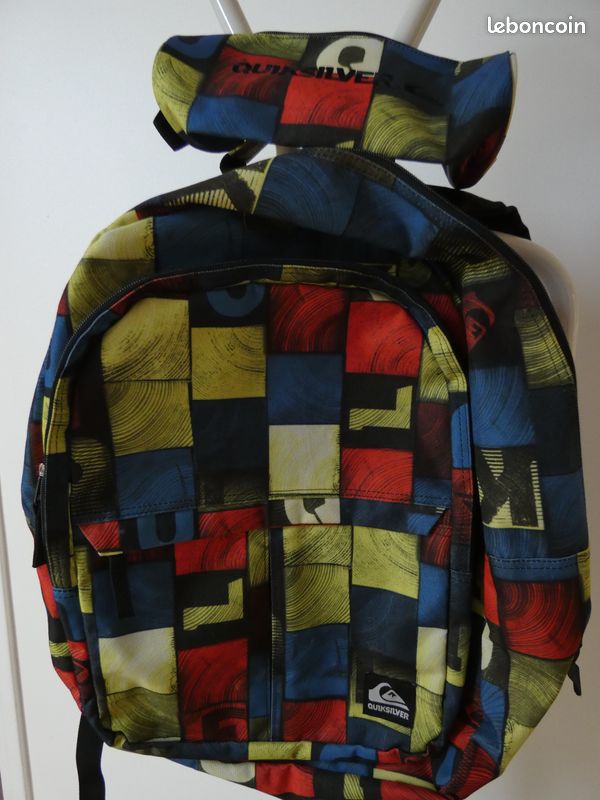 Sac à dos scolaire + trousse QUIKSILVER NEUF (image 1)