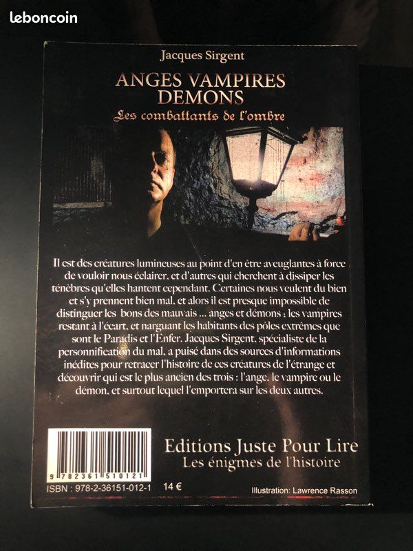 Livre Anges Vampires Démons Les combattants de l’ombre (image 3)