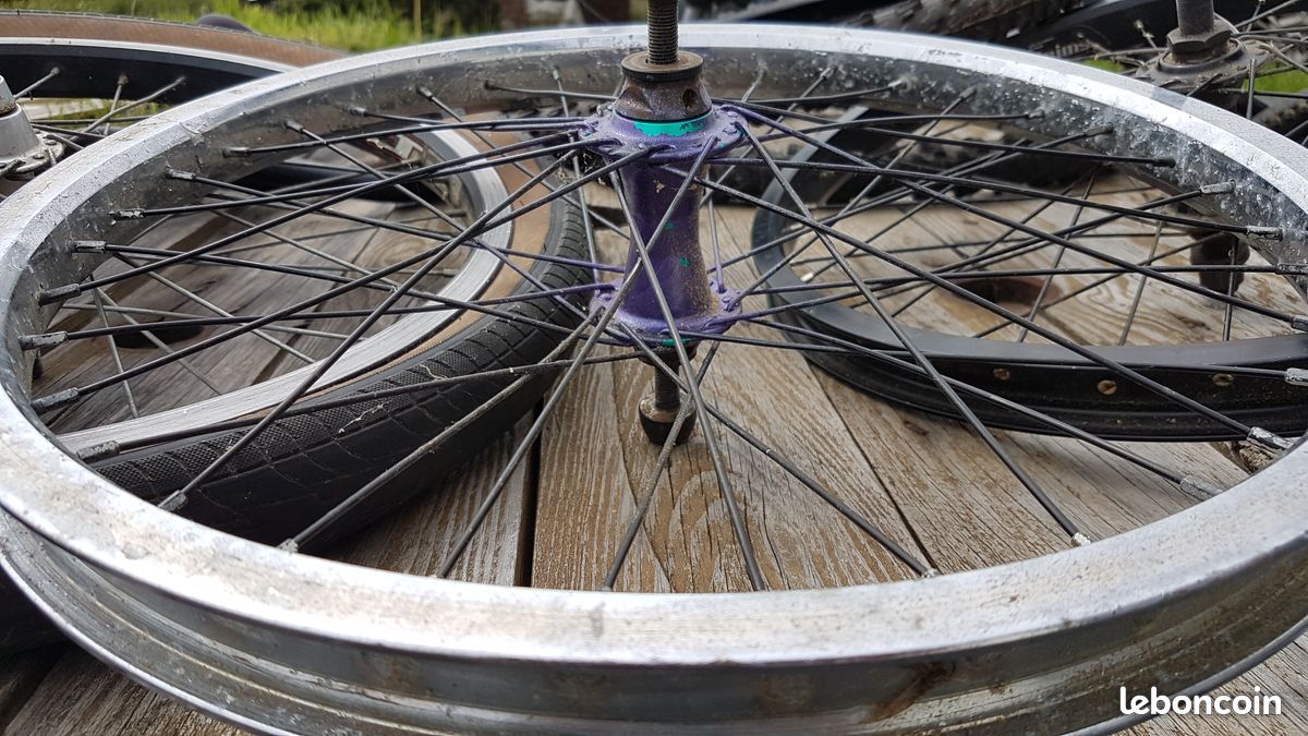 BMX + roues et guidons pour pièces (image 3)