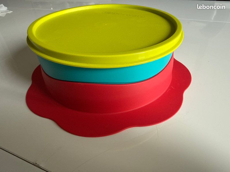 Assiette ventouse pour bébé Tupperware neuve (image 1)