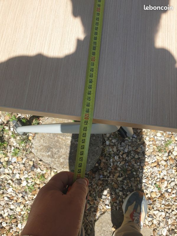 Table de bureau pliante bois et metal (image 7)