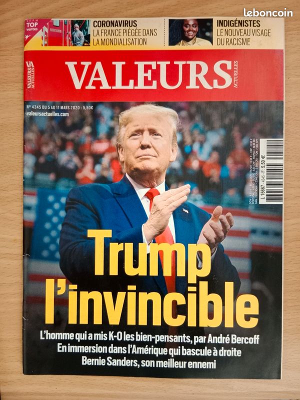 Trump - Valeurs actuelles 2020 (image 1)